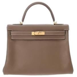 Hermès-Hermès Kelly 32-Marron