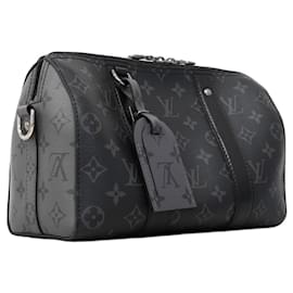 Louis Vuitton-Keepall City Monogram Eclipse Reverse de Louis Vuitton-Noir
