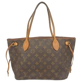 Louis Vuitton-Louis Vuitton Monogram Neverfull PM Tote Bag-Brown