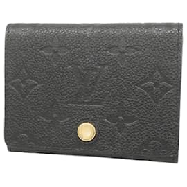 Louis Vuitton-Louis Vuitton Monogram Empreinte Business Card Holder-Black