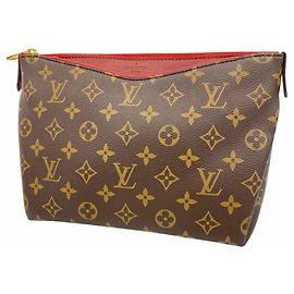 Pochette Monogram Pallas Beauty Case Louis Vuitton Marrone Fuschia