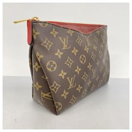 Louis Vuitton-Louis Vuitton Pouch Monogram Pallas Beauty Case-Brown,Fuschia