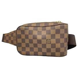Louis Vuitton-Sac à bandoulière Damier Geronimos de Louis Vuitton-Damier ebène