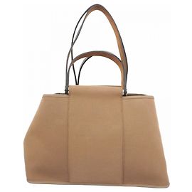 Hermès Hermes Tote Bag Cabag Elan PM Toile Officier Beige Beige