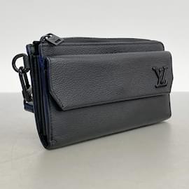Louis Vuitton-Portefeuille Long Louis Vuitton LV Aerogram Zippy M69831 Noir-Noir
