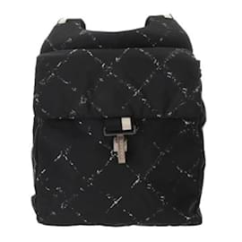 Chanel-Chanel Travel Line Backpack-Black,Other