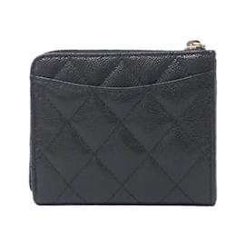 Chanel-Chanel Timeless Classic Line Coin Purse-Black