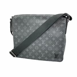 Louis Vuitton-Sac à bandoulière District MM Monogram Eclipse de Louis Vuitton-Noir