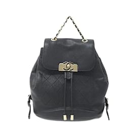 Chanel-Chanel 93859 Backpack-Black