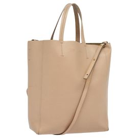 Céline Sac à main vertical en toile CELINE en cuir 2 en 1 rose doré Auth sw418 Rose Doré