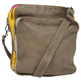 Autre Marque BORSA A SPALLA IN PELLE MULTICOLOR INTRECCIATO BOTTIGA VENETA Auth 122604 Multicolore
