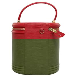 Louis Vuitton-LOUIS VUITTON Epi Cannes Hand Bag Red M48037 LV Auth sw407-Red