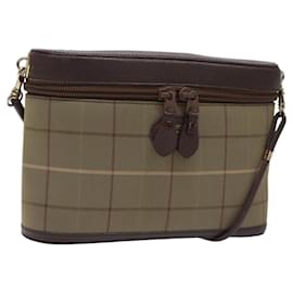 Autre Marque-Burberrys Nova Check Shoulder Bag Canvas Beige Auth sw533-Beige