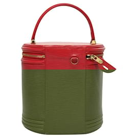 Louis Vuitton-LOUIS VUITTON Epi Cannes Hand Bag Red M48037 LV Auth ki5691-Red