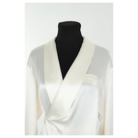 Givenchy-Silk kimono-White