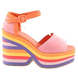 Hermès Saltos de camurça multicoloridos Multicor
