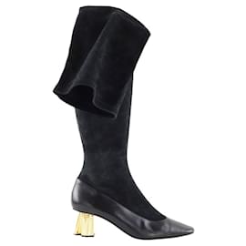 Lanvin-Suede boots-Black