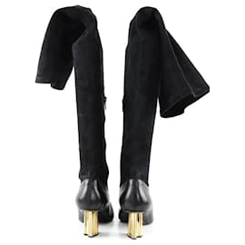 Lanvin-Suede boots-Black