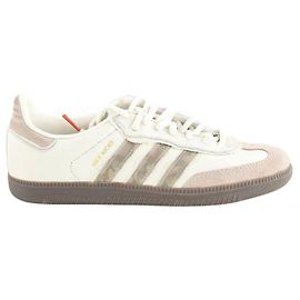 Adidas Tênis de couro brancos Branco
