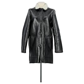 Apc Schwarzer Mantel Schwarz