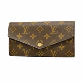 Louis Vuitton-Louis Vuitton Long Wallet Monogram Portefeuille Sarah M60531-Brown