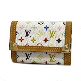 Louis Vuitton-Louis Vuitton Monogram Multicolor Coin Purse-White