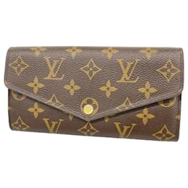 Louis Vuitton-Louis Vuitton Long Wallet Monogram Portefeuille Sarah M60531-Brown