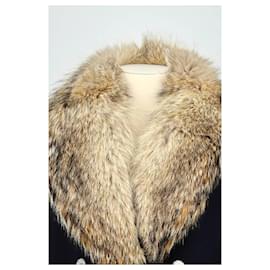 Michael Kors-Fur coat-Navy blue