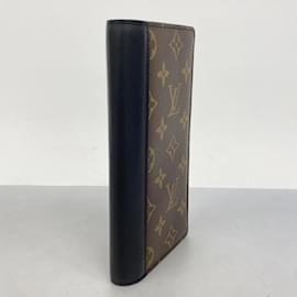 Louis Vuitton-Portefeuille Long Louis Vuitton Monogram Macassar-Marron