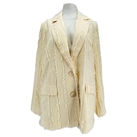 Gestuz-Ecru blazer-Khaki