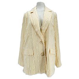 Blazer Gestuz Écru Kaki
