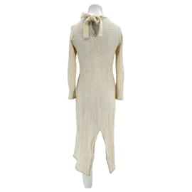 Autre Marque-Robe en maille ajourée-Khaki