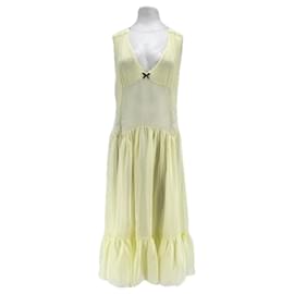 Autre Marque-Robe jaune-Yellow