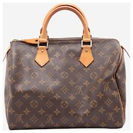 Louis Vuitton-Brown vintage 1998 Monogram Speedy 30 bag-Brown