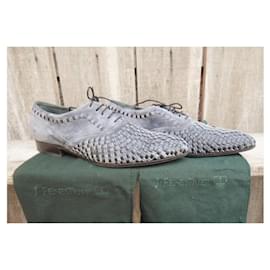 Joseph Fenestrier-Lace ups-Light blue