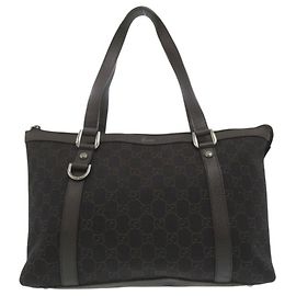 Gucci GG Abbey Tote Bag Dark brown