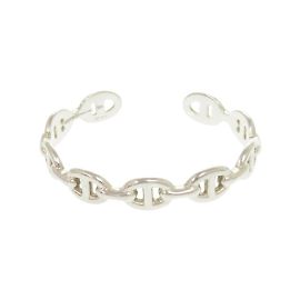 Hermès Pulseira de bangles Hermes Chaine d'Ancre Anchaine SH em prata 925 Prata