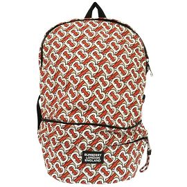 Burberry 2way TB Nylon Orange Backpack Waist Pouch Black Orange