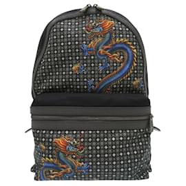 Dolce & Gabbana Geometric Pattern Backpack Black Multiple colors