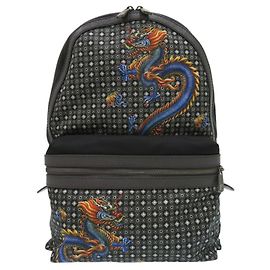 Mochila de patrón geométrico Dolce & Gabbana Negro Multicolor
