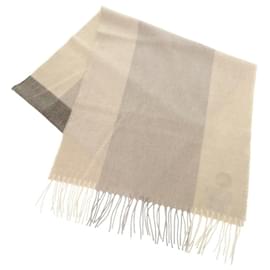 Hermès-Hermes Beige Cashmere Shawl-Beige