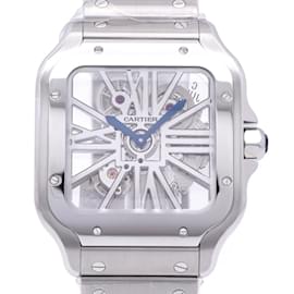 Cartier-Cartier Santos de Skeleton LM WHSA0015 Manual Winding Watch-Other