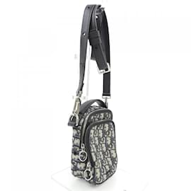 Christian Dior-Christian Dior Handbag-Brown,Navy blue
