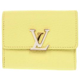 Portefeuille Capucines XS Louis Vuitton Jaune