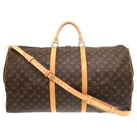 Sac Monogram Keepall Bandoulière 60 de Louis Vuitton Marron Monogramme
