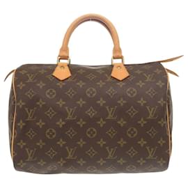 Louis Vuitton-Louis Vuitton Speedy 30 Monogram Handbag-Brown,Monogram