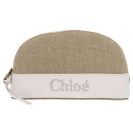 Pochette Chloé Beige e Bianca Bianco Beige