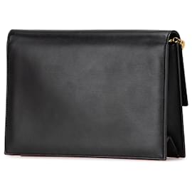 Dior-Dior Black Leather Chain Crossbody-Black