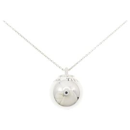 Tiffany & Co Collar de Bola de Plata Tiffany Plata