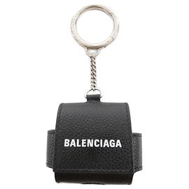 Supporto Grande per Airpods Crash Balenciaga Nero